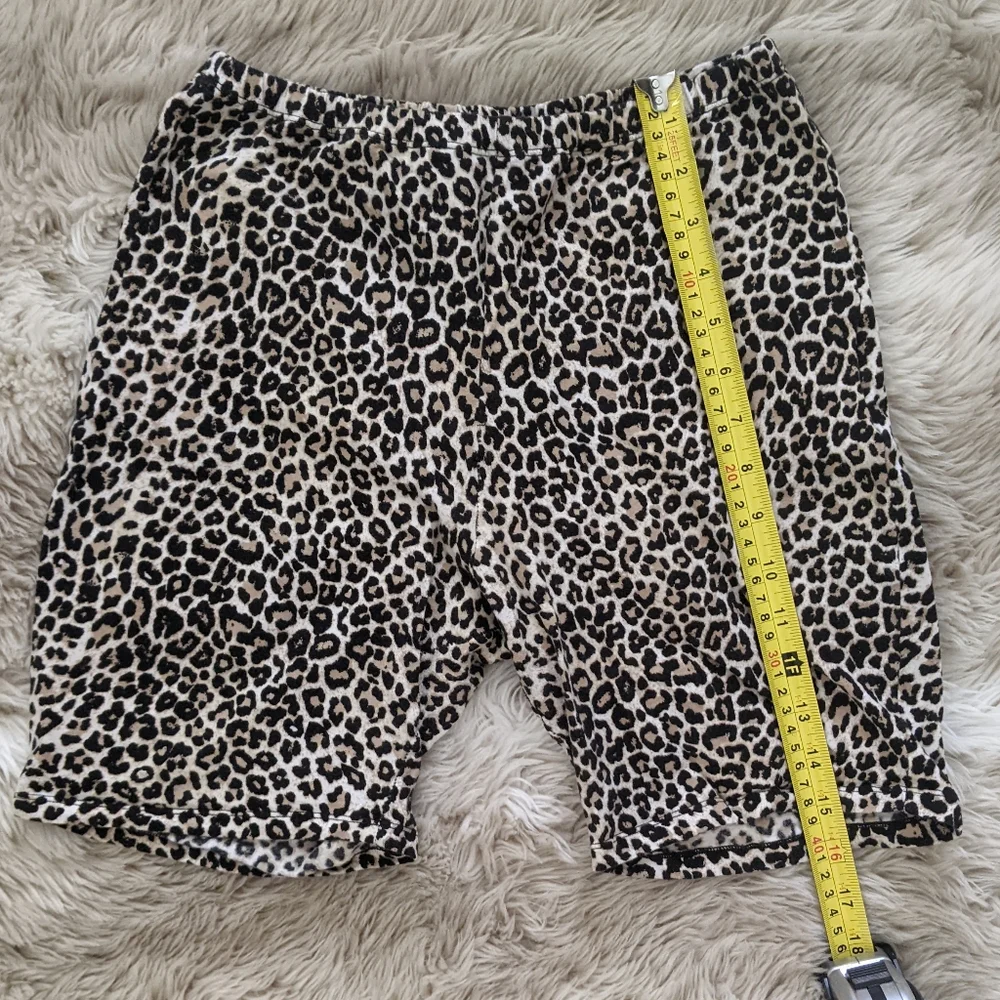 Leopard Print Bike Shorts